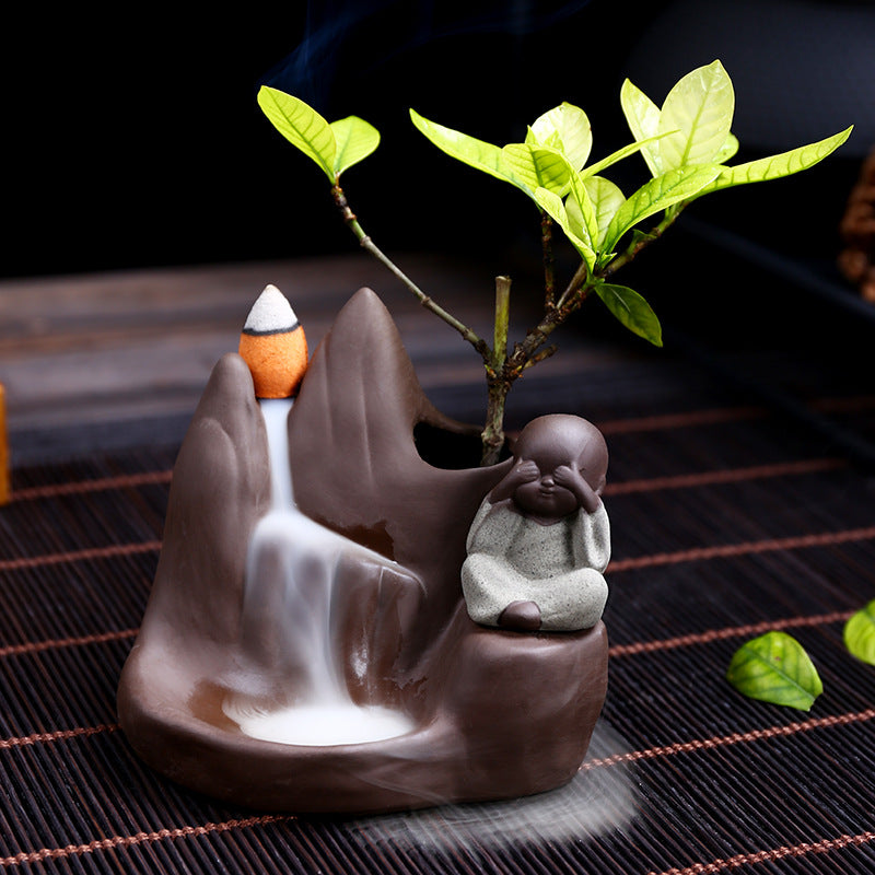 Little Monk Series Sandalwood Incense Burner