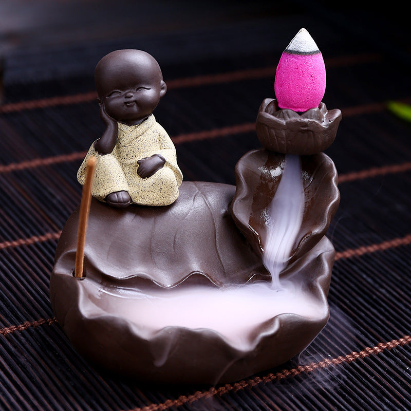 Little Monk Series Sandalwood Incense Burner