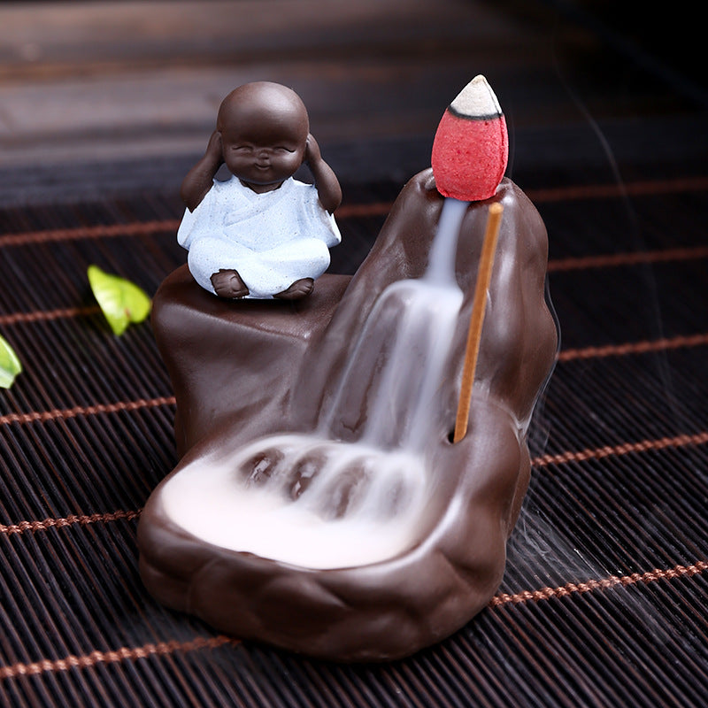 Little Monk Series Sandalwood Incense Burner