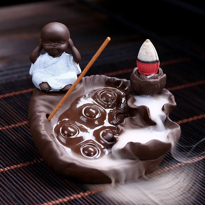 Little Monk Series Sandalwood Incense Burner