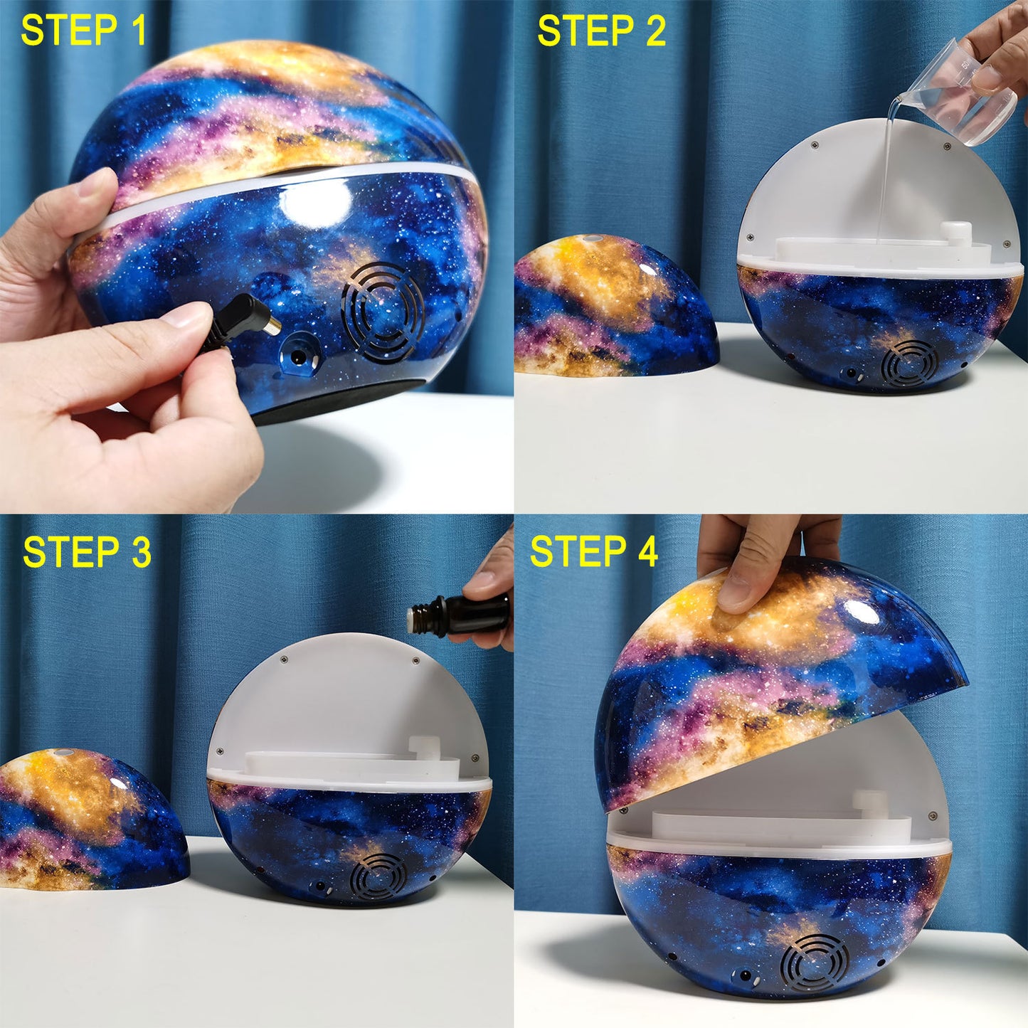 Household Creative Moon Aroma Diffuser