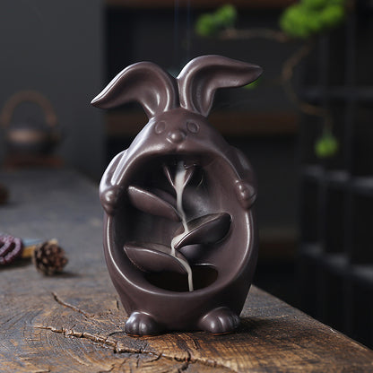 Ceramic Backflow Incense Burner Ornament