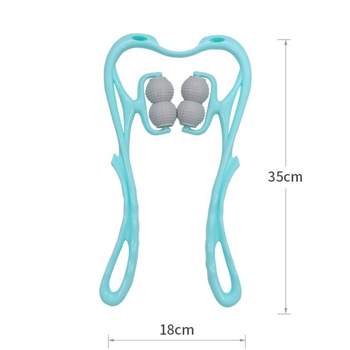 Four-wheel Cervical Clip Neck Massager