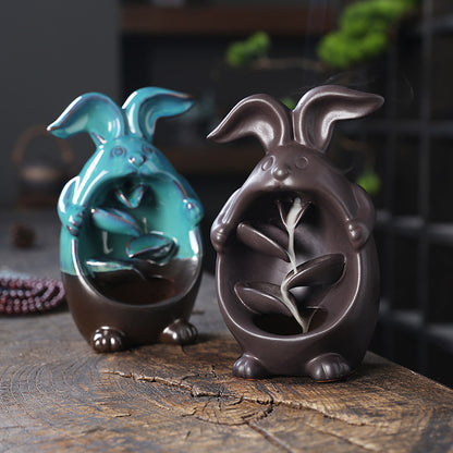 Ceramic Backflow Incense Burner Ornament