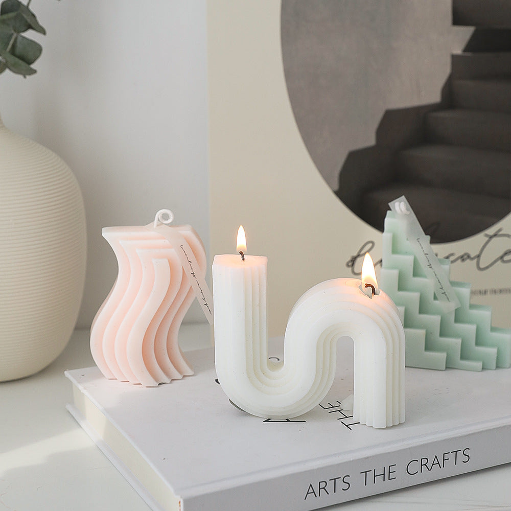 Soy Geometric Shape Scented candle