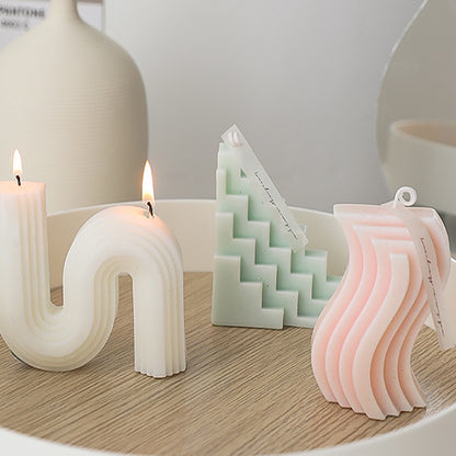 Soy Geometric Shape Scented candle